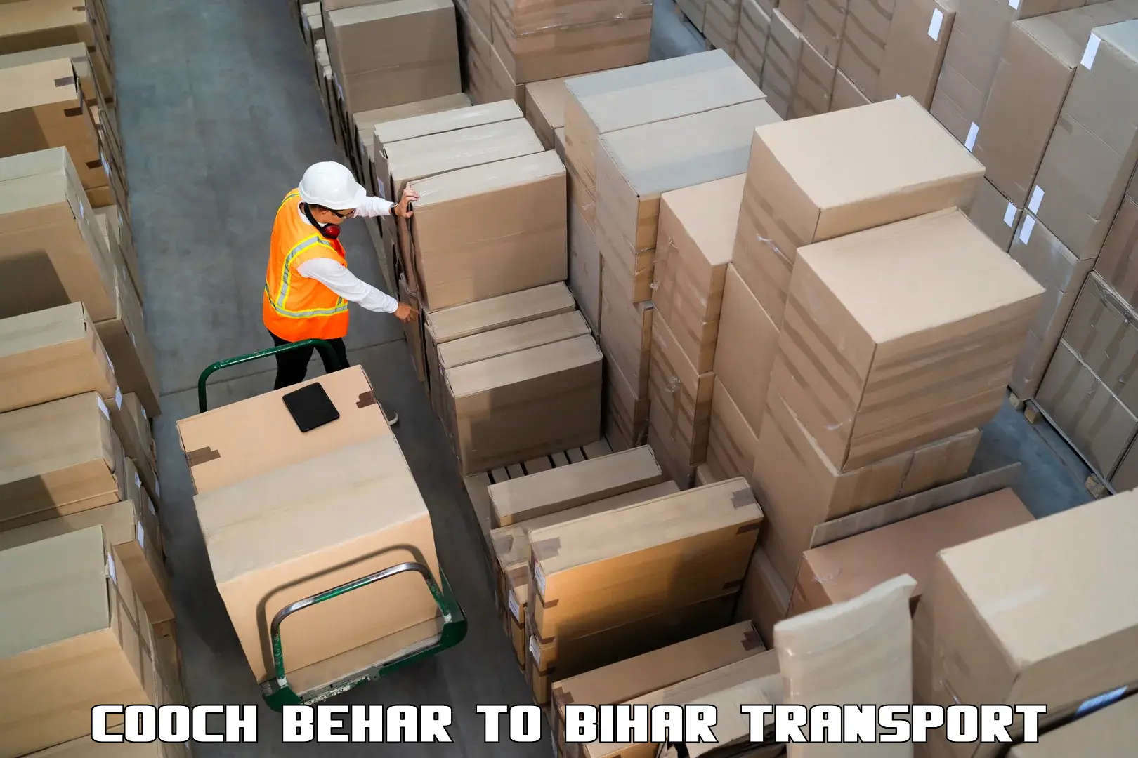 Part load transport service in India Cooch Behar to Phulparas