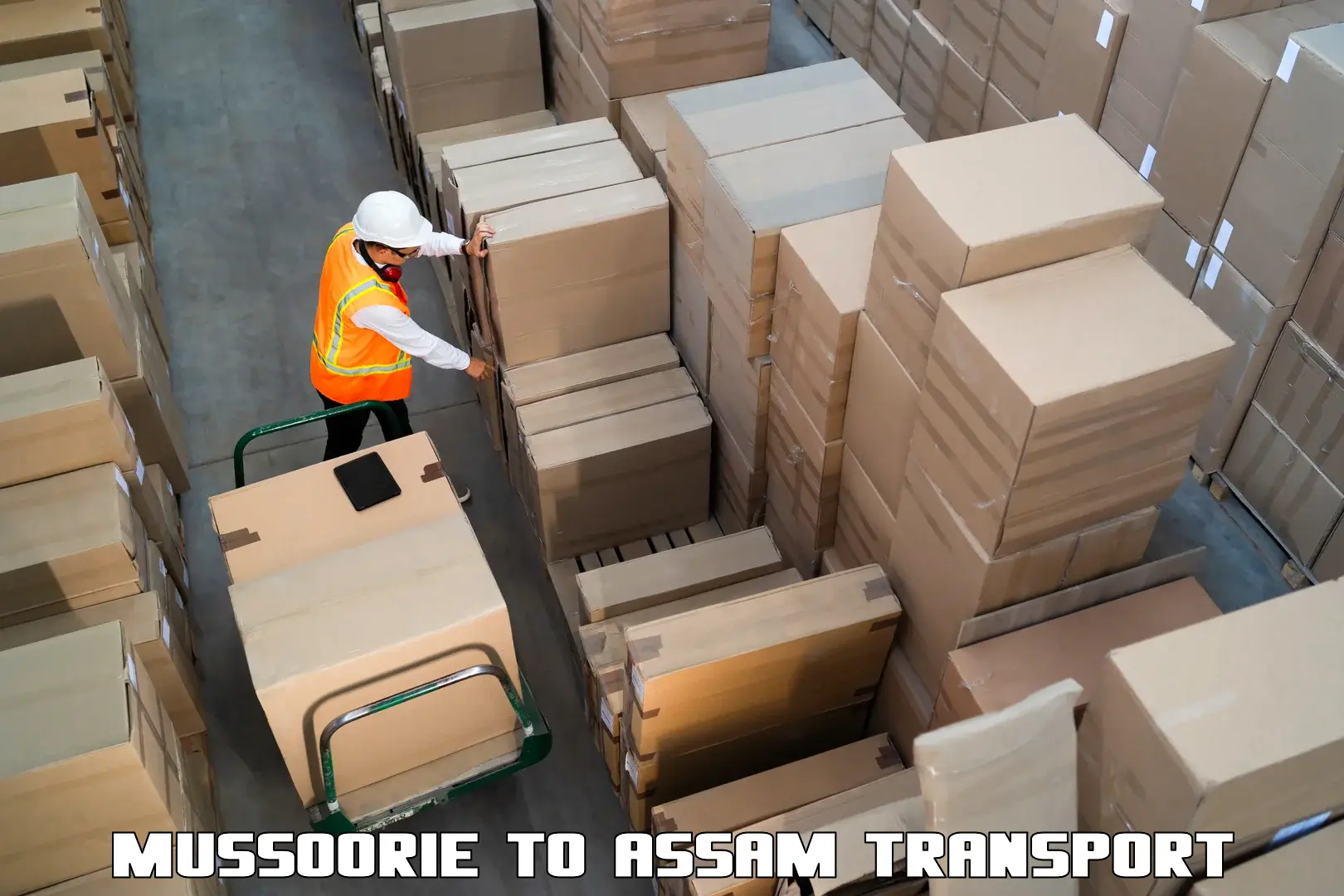 Cargo train transport services in Mussoorie to Assam