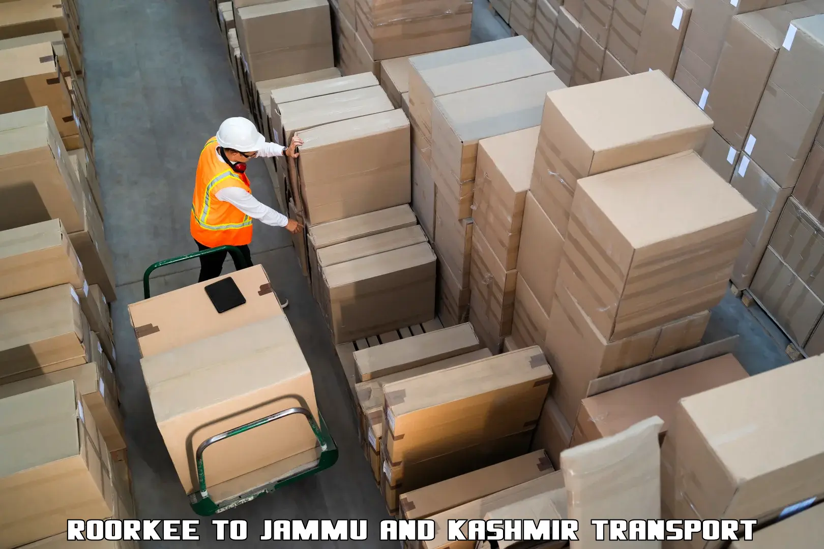 Pick up transport service Roorkee to Jammu and Kashmir