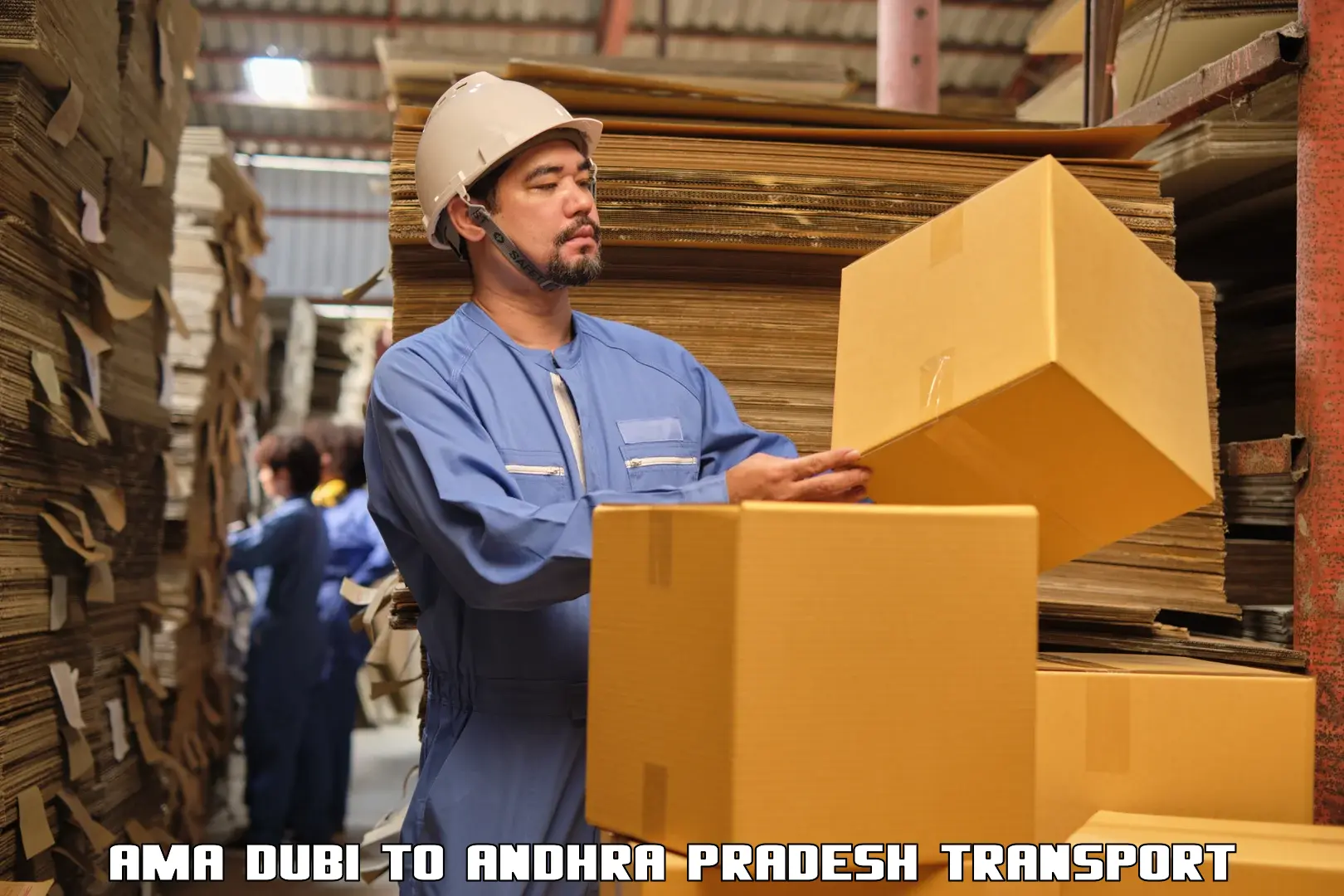 India truck logistics services Ama Dubi to Jangareddygudem