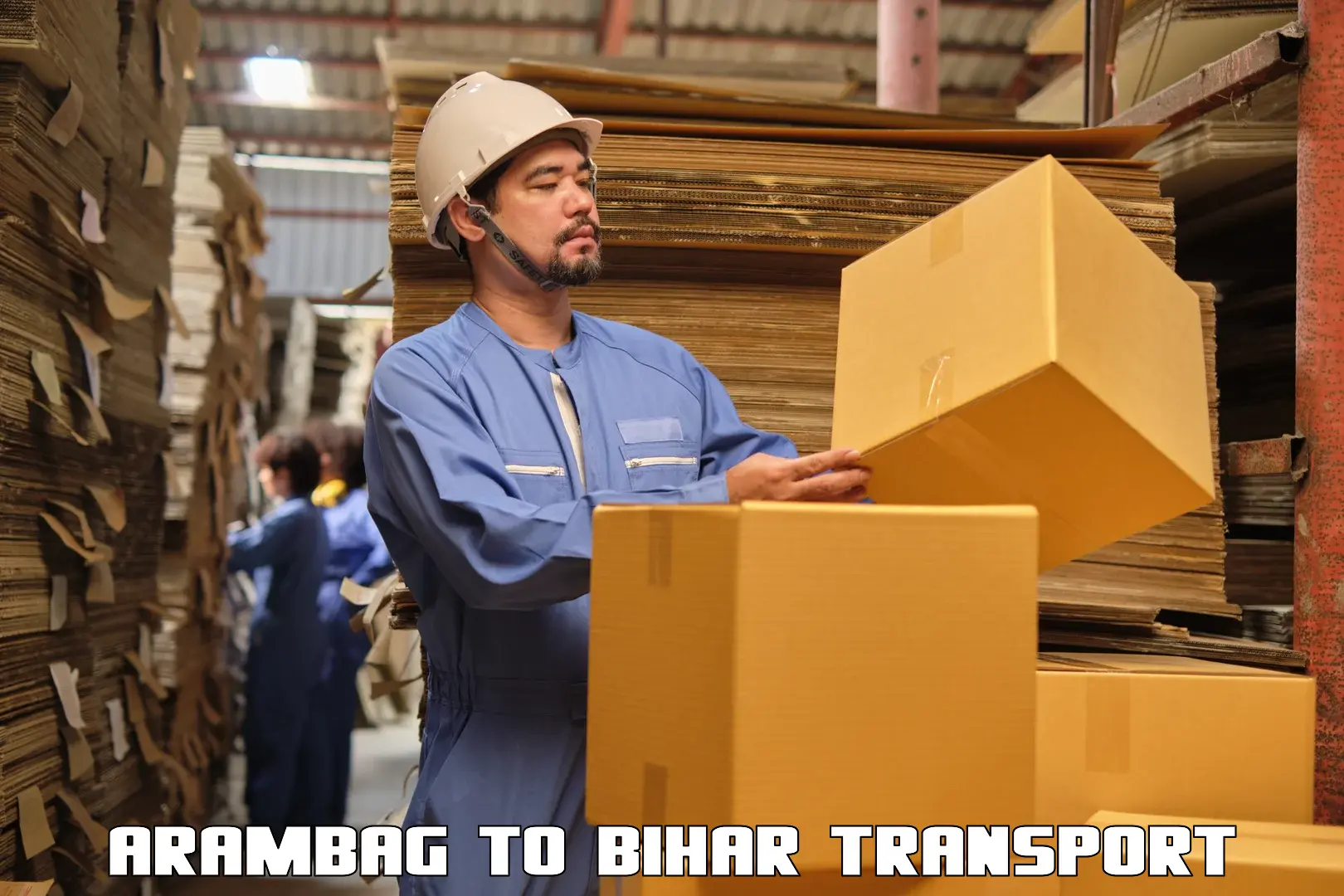 Container transportation services Arambag to Darbhanga