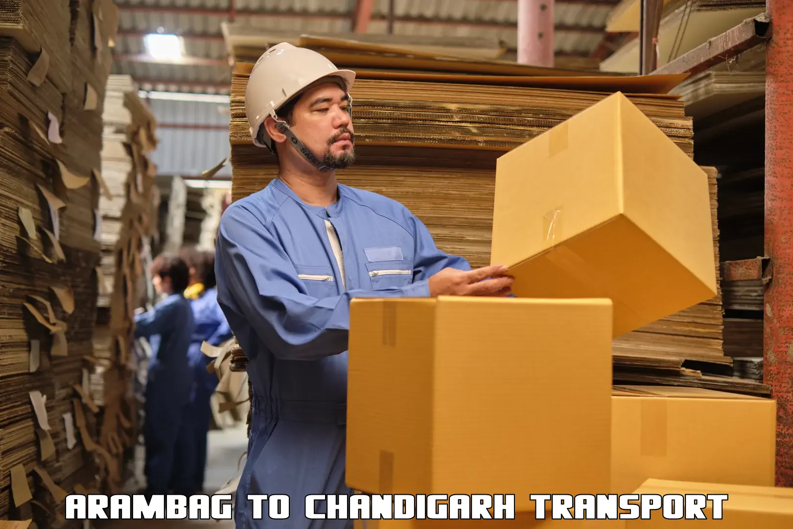Lorry transport service Arambag to Chandigarh