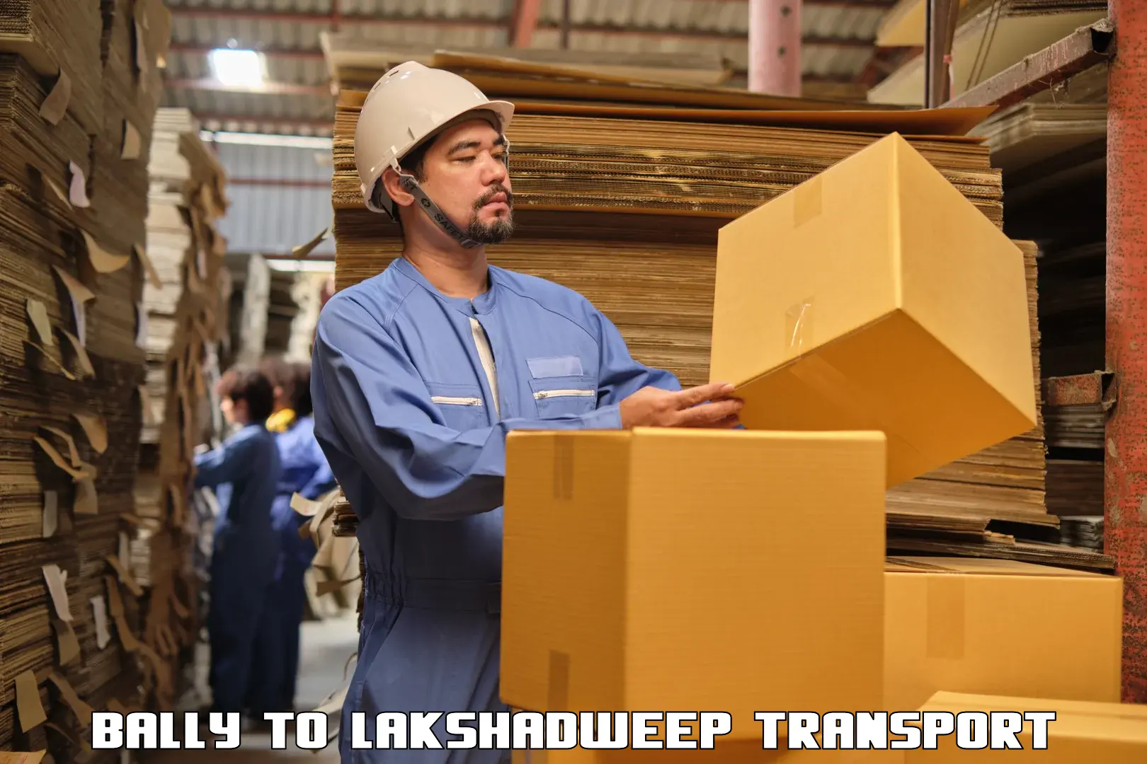 Material transport services Bally to Lakshadweep