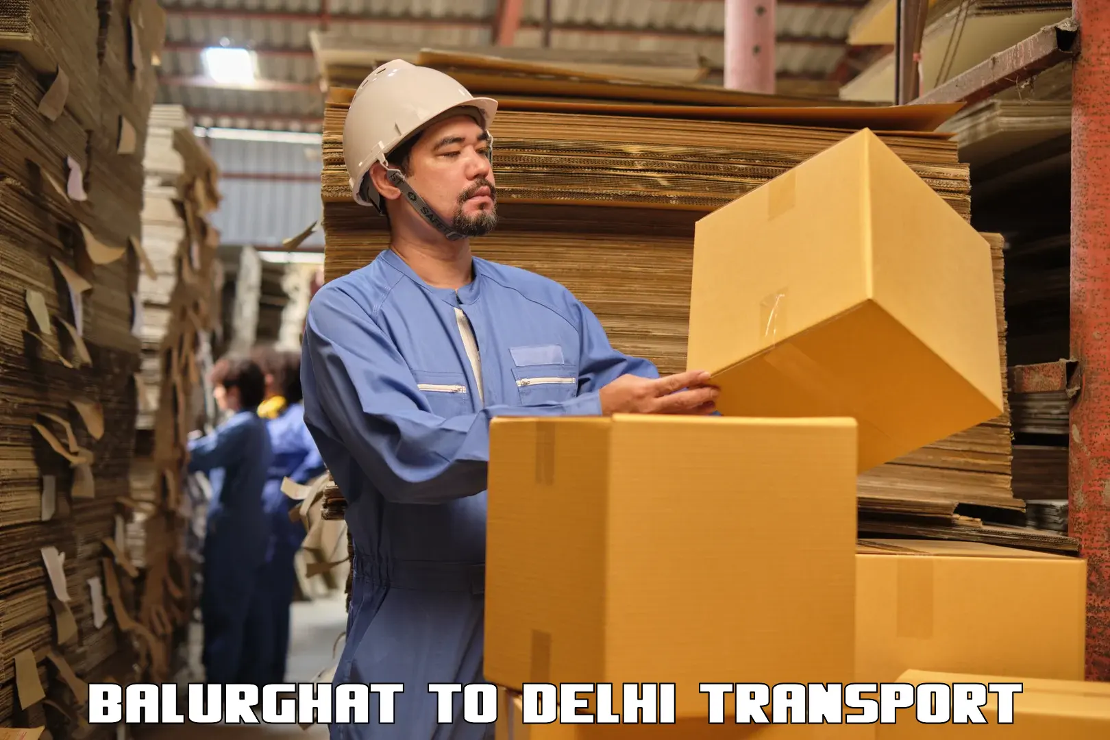 Truck transport companies in India Balurghat to Delhi