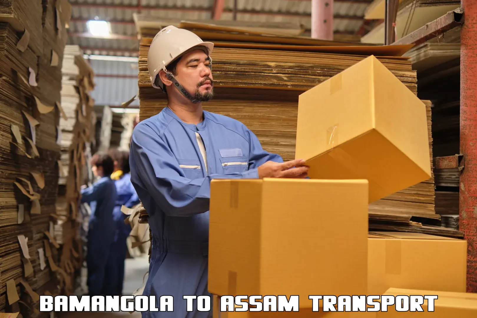 Part load transport service in India Bamangola to Diphu
