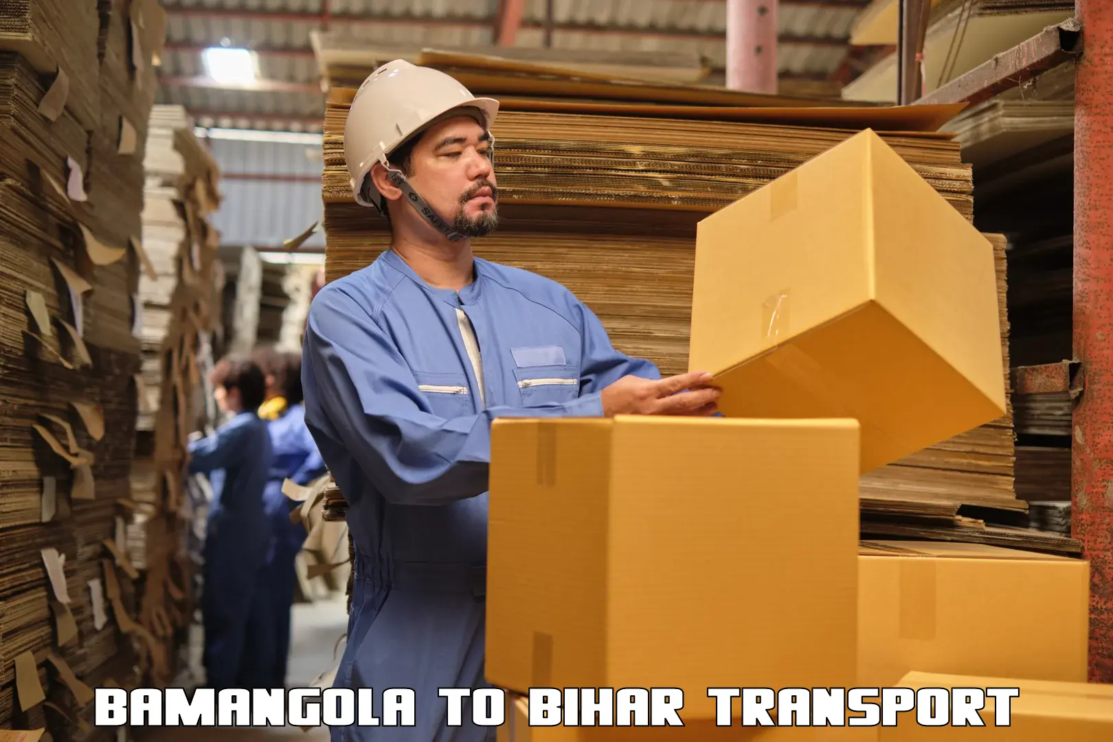 India truck logistics services Bamangola to Bihar