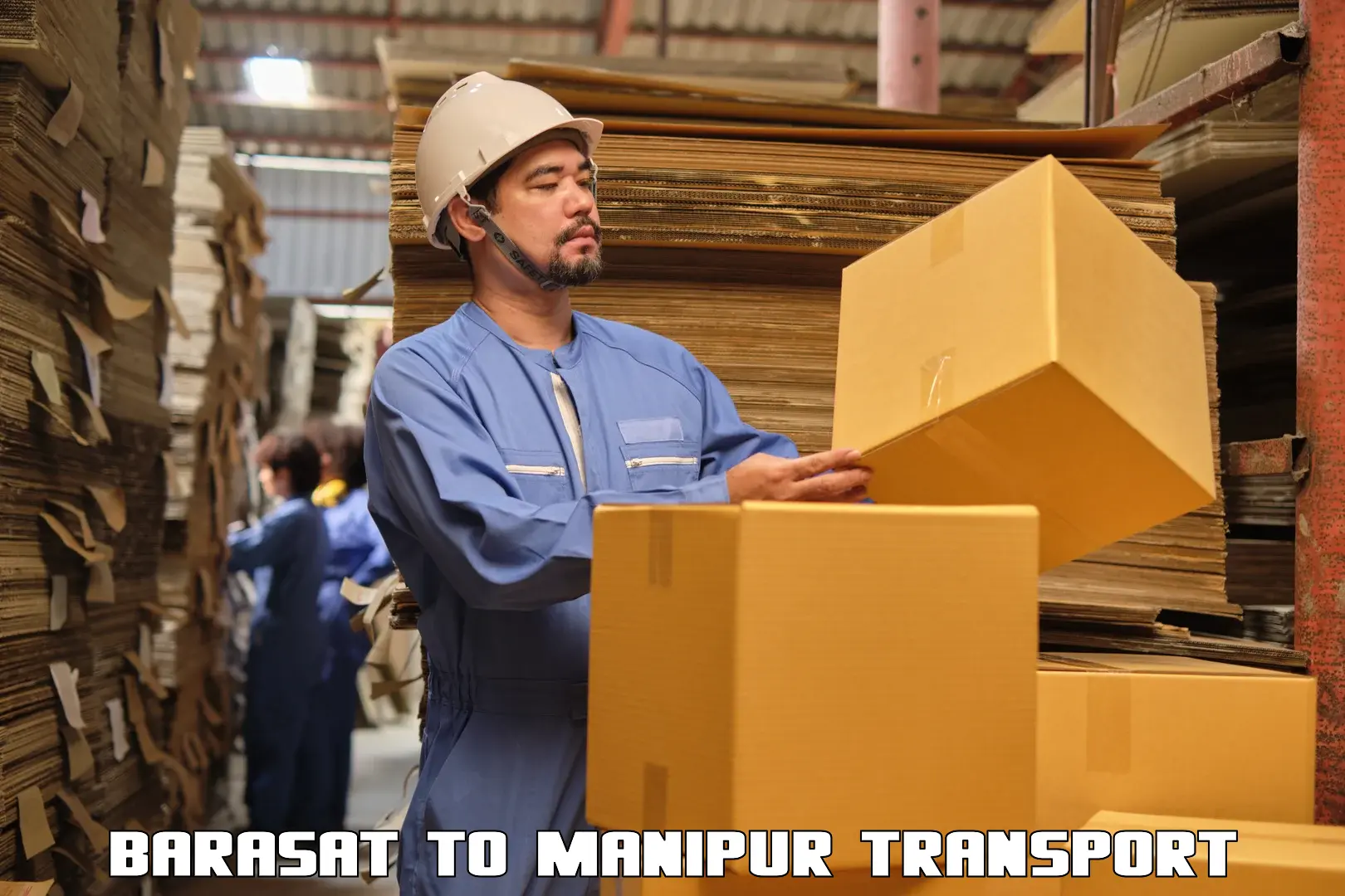 Container transportation services Barasat to Churachandpur