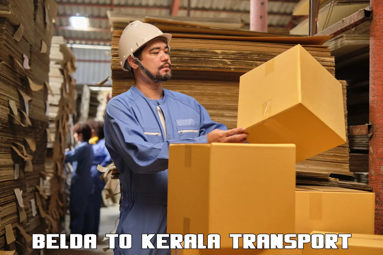 Furniture transport service Belda to Calicut