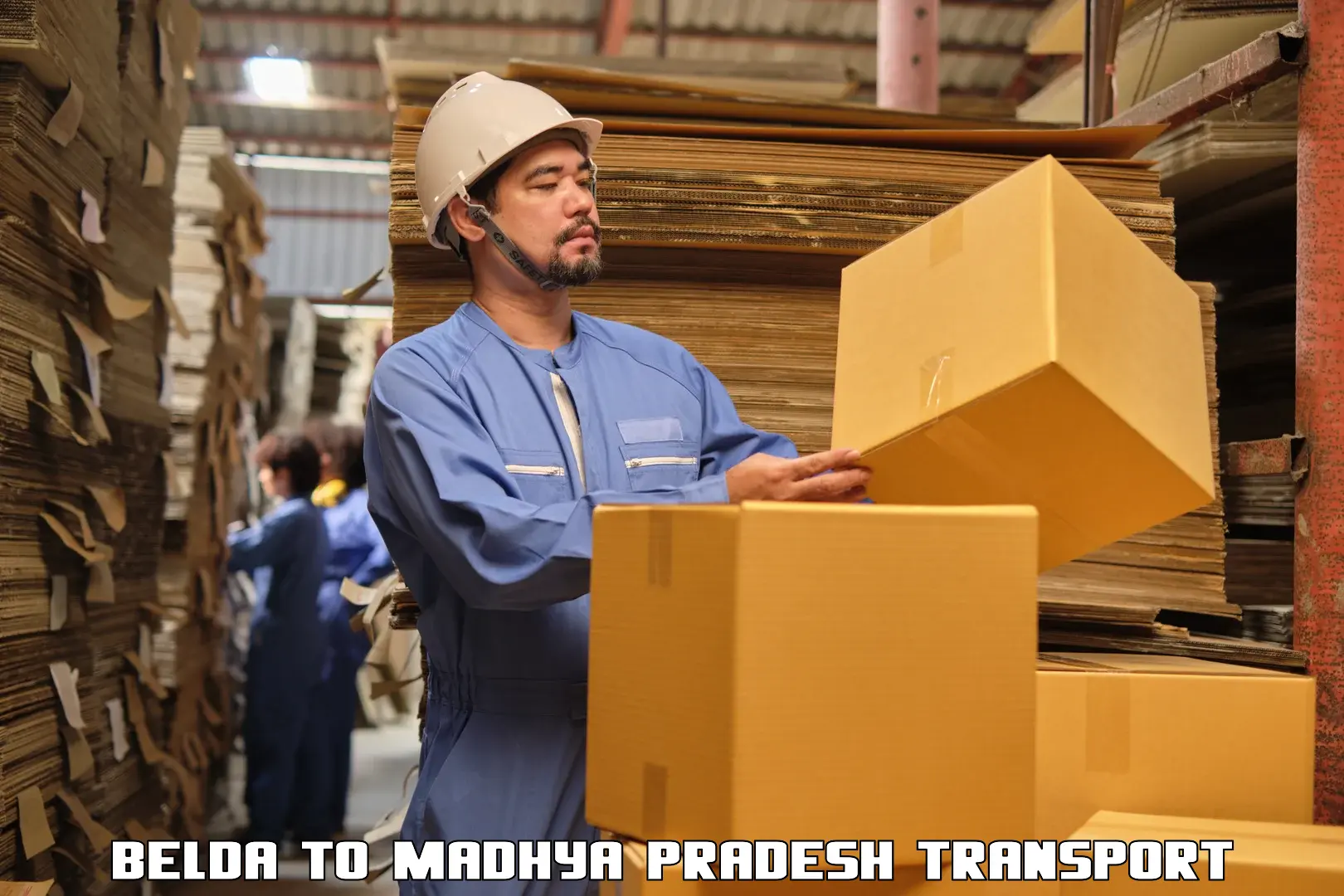 Truck transport companies in India Belda to Sheopur