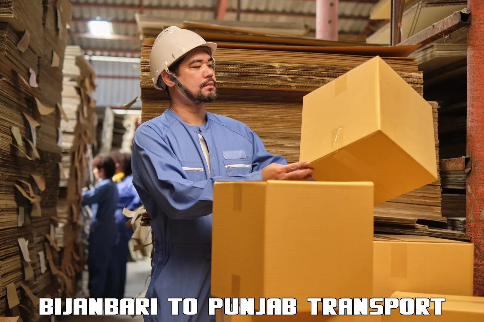 Container transport service in Bijanbari to Pathankot