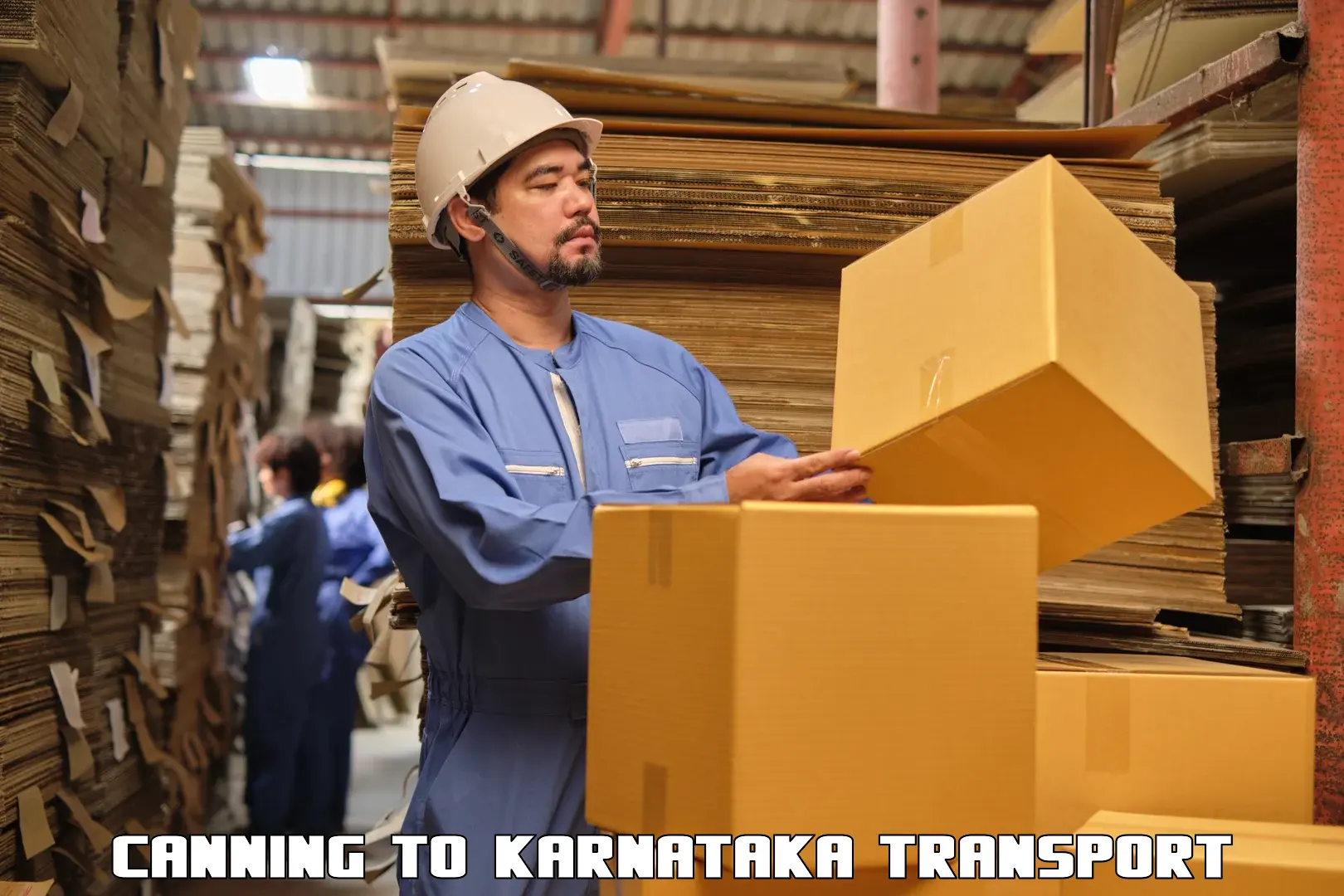 Part load transport service in India Canning to Karnataka
