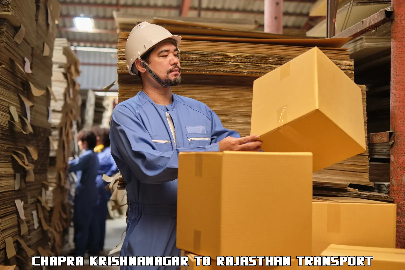 Goods delivery service Chapra Krishnanagar to Chaksu