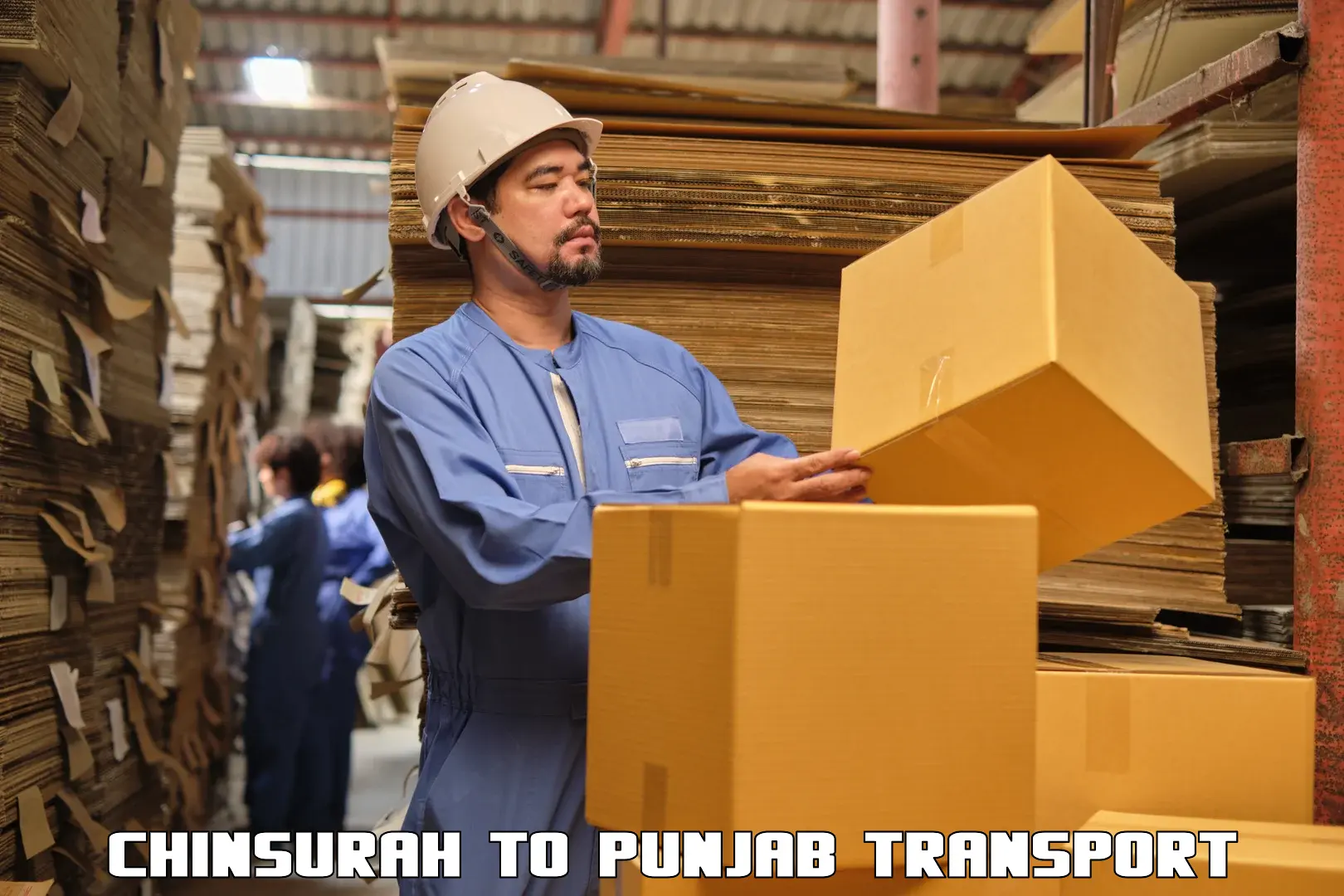 Online transport service Chinsurah to Punjab