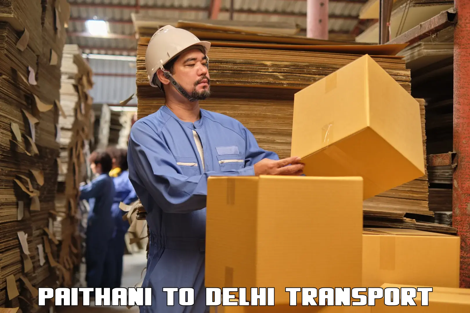 Domestic goods transportation services in Paithani to IIT Delhi