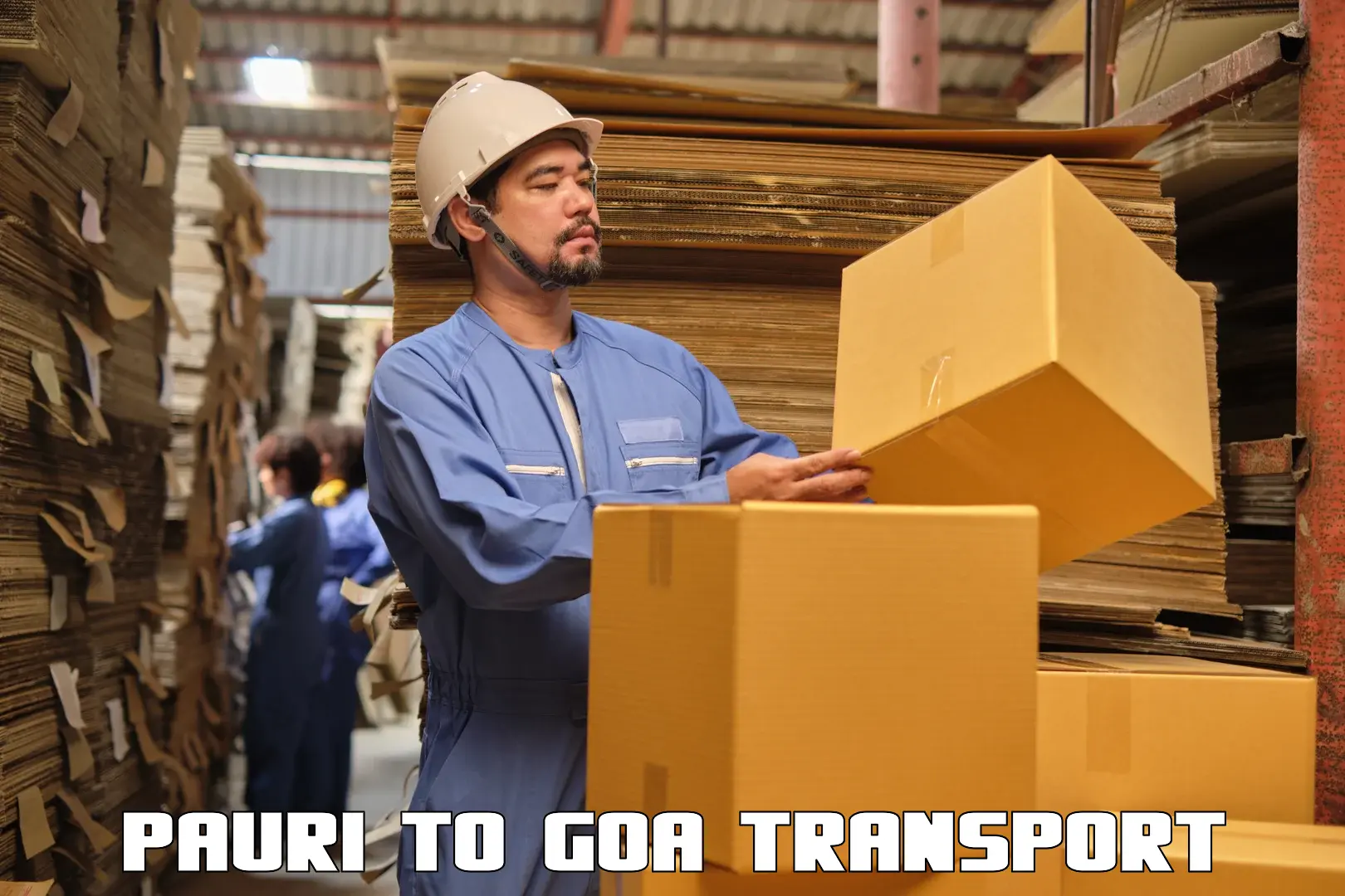 Cargo transport services Pauri to Bicholim