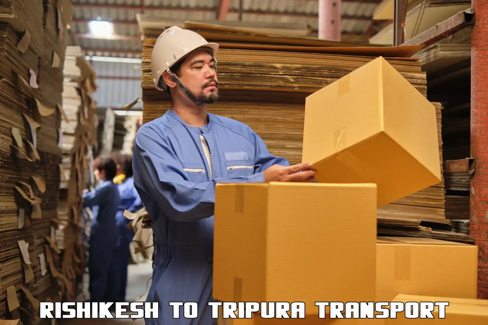 Truck transport companies in India Rishikesh to Udaipur Tripura