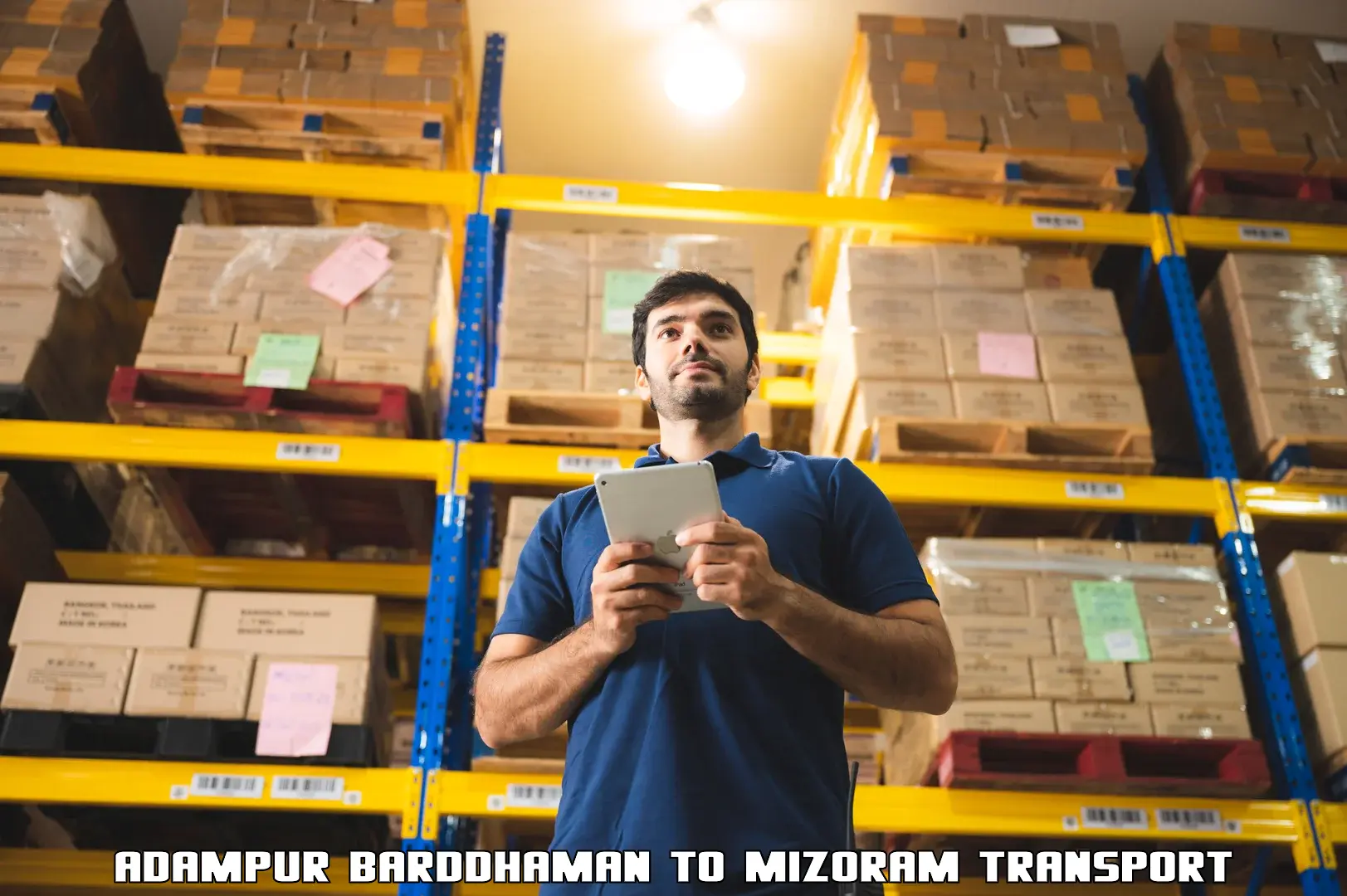 Truck transport companies in India Adampur Barddhaman to Mizoram University Aizawl