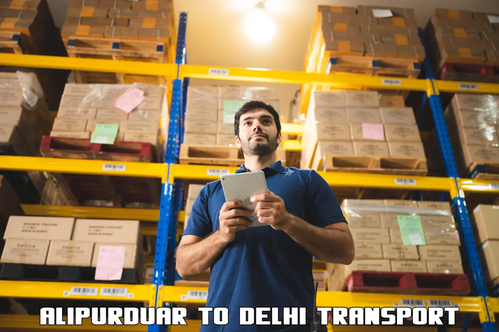 Vehicle courier services in Alipurduar to Delhi Technological University DTU