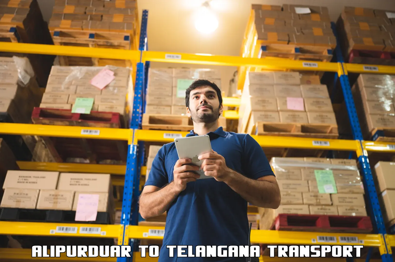 Transport in sharing Alipurduar to Telangana