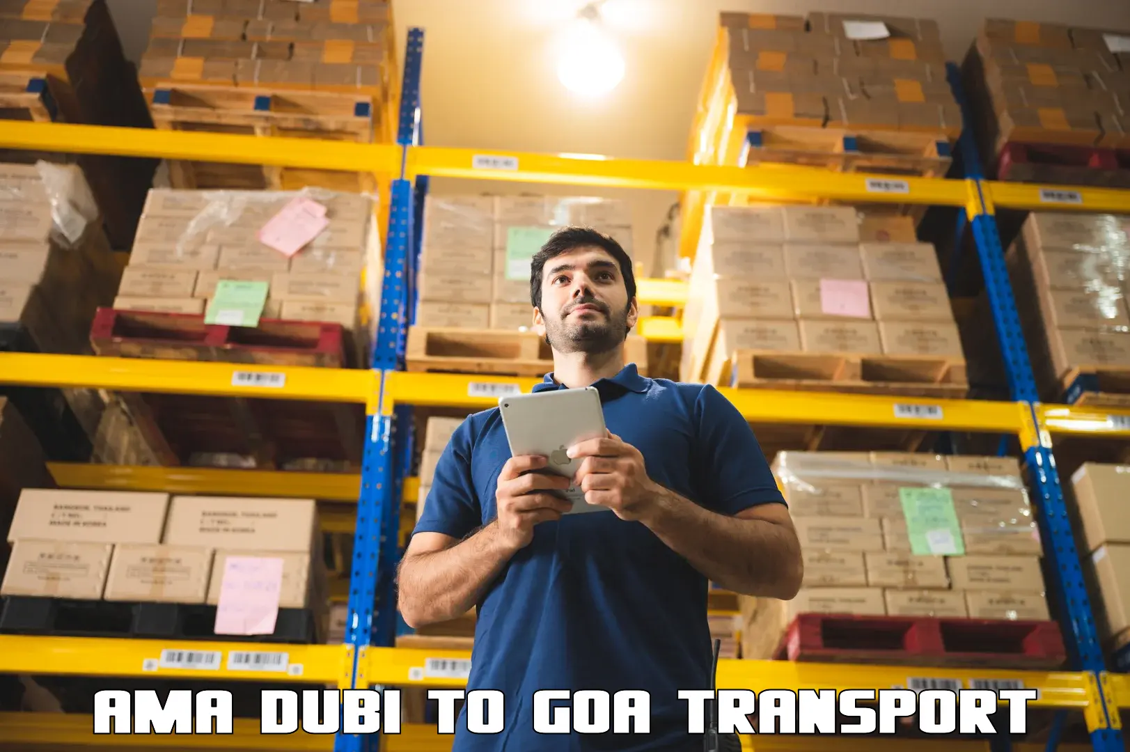 Transportation services Ama Dubi to South Goa
