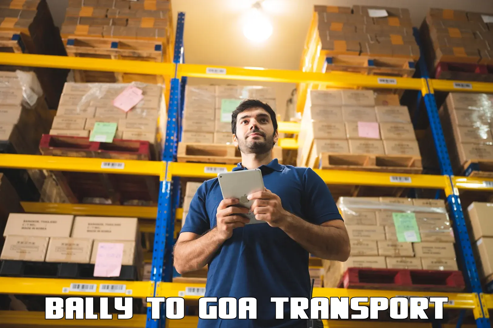 Interstate goods transport Bally to Bicholim