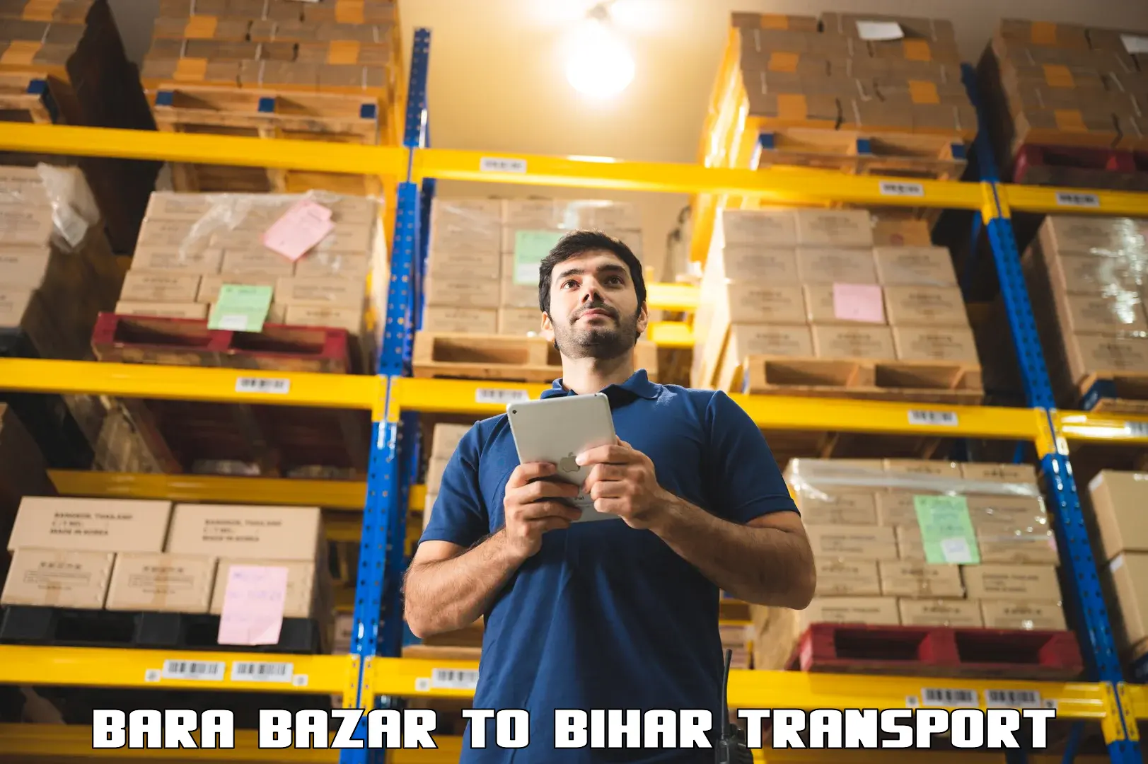 Online transport booking Bara Bazar to Thakurganj