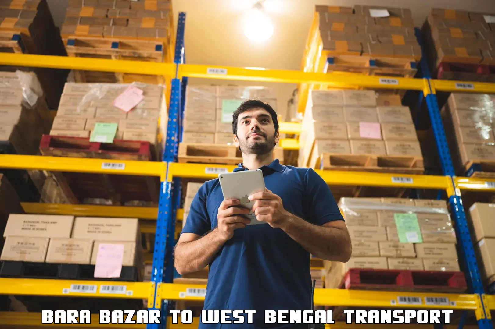 Vehicle courier services Bara Bazar to Kandi