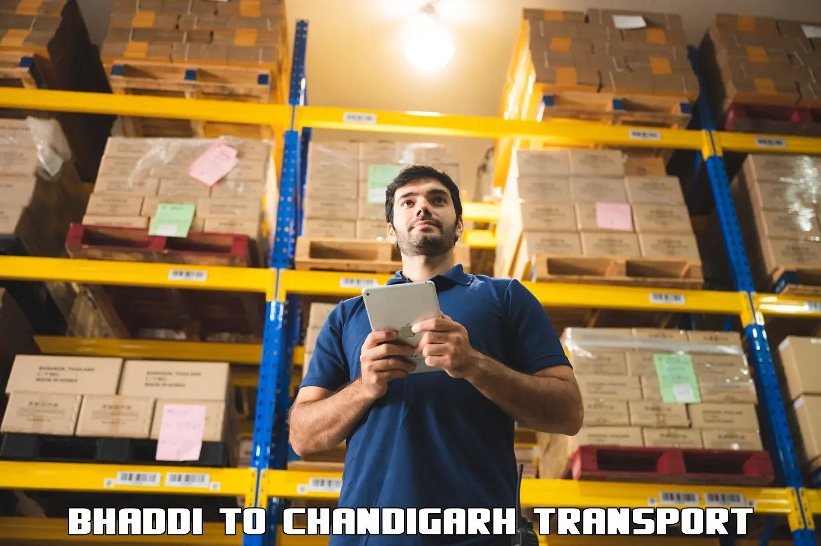 Online transport booking Bhaddi to Chandigarh