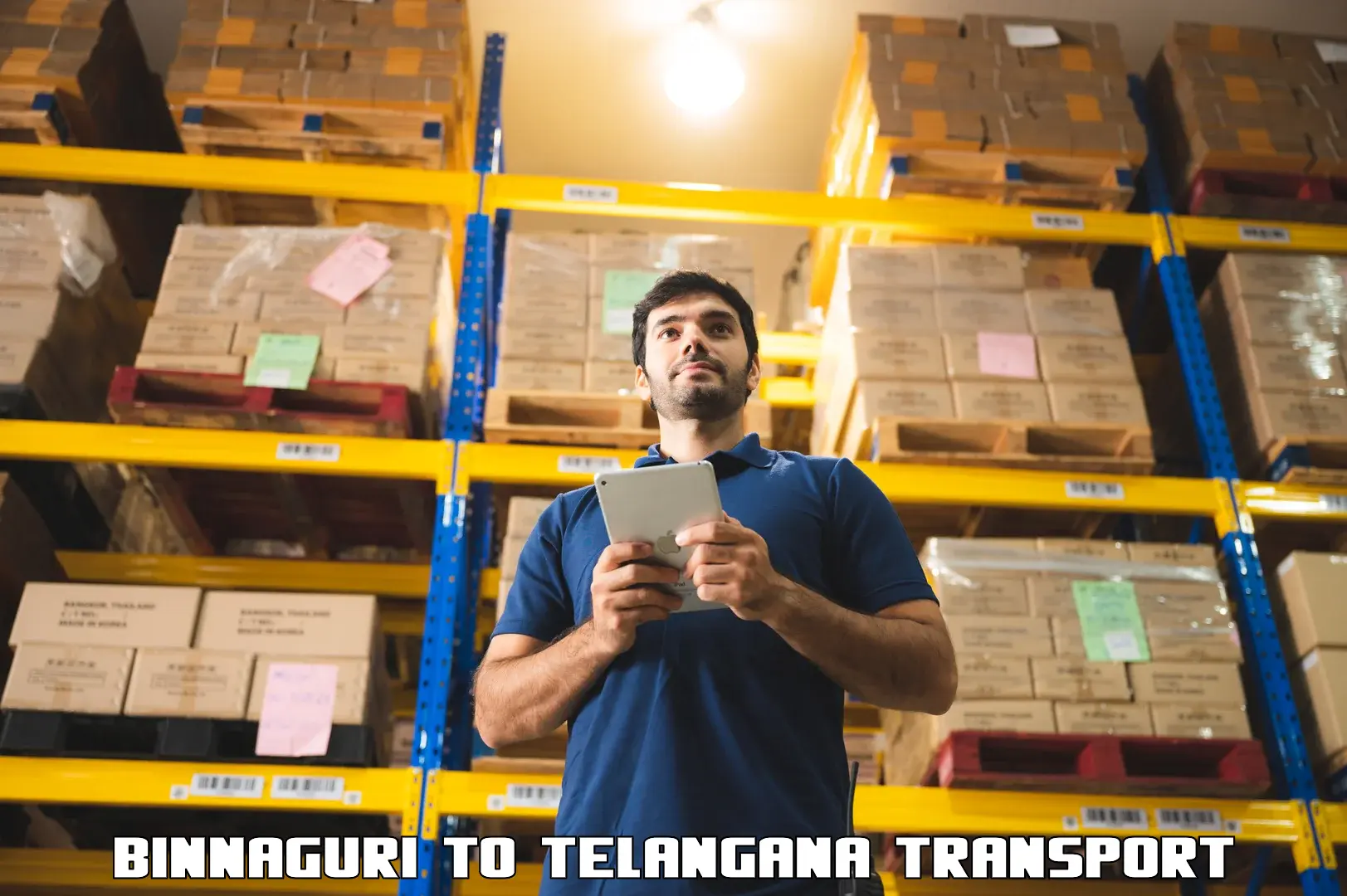 Truck transport companies in India Binnaguri to Mulugu