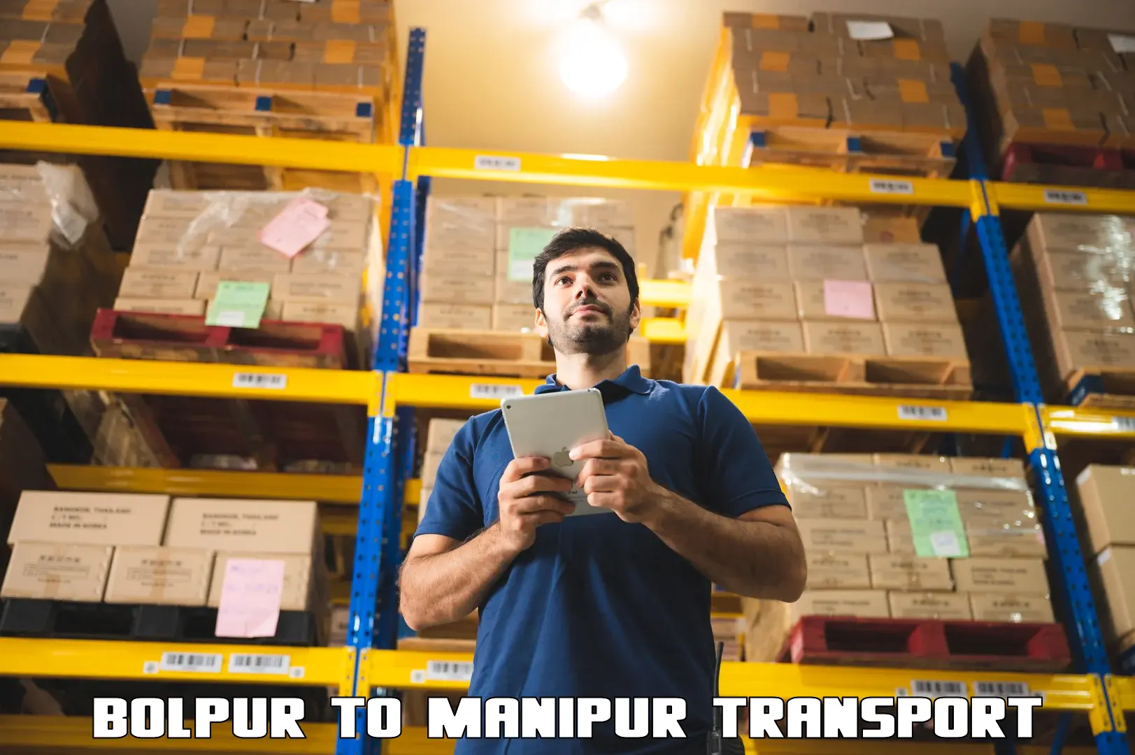 Commercial transport service Bolpur to Manipur