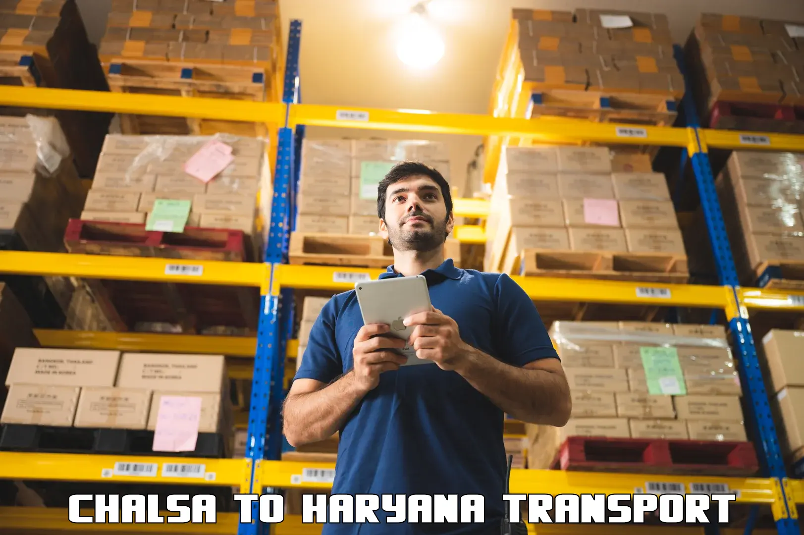Commercial transport service Chalsa to Haryana