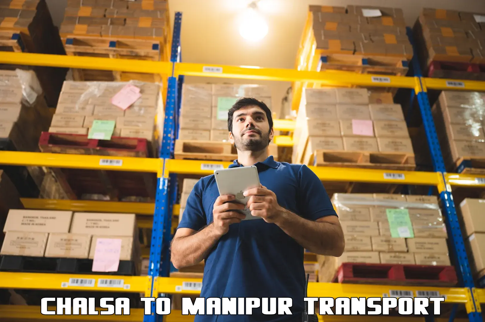 Container transportation services Chalsa to IIIT Senapati