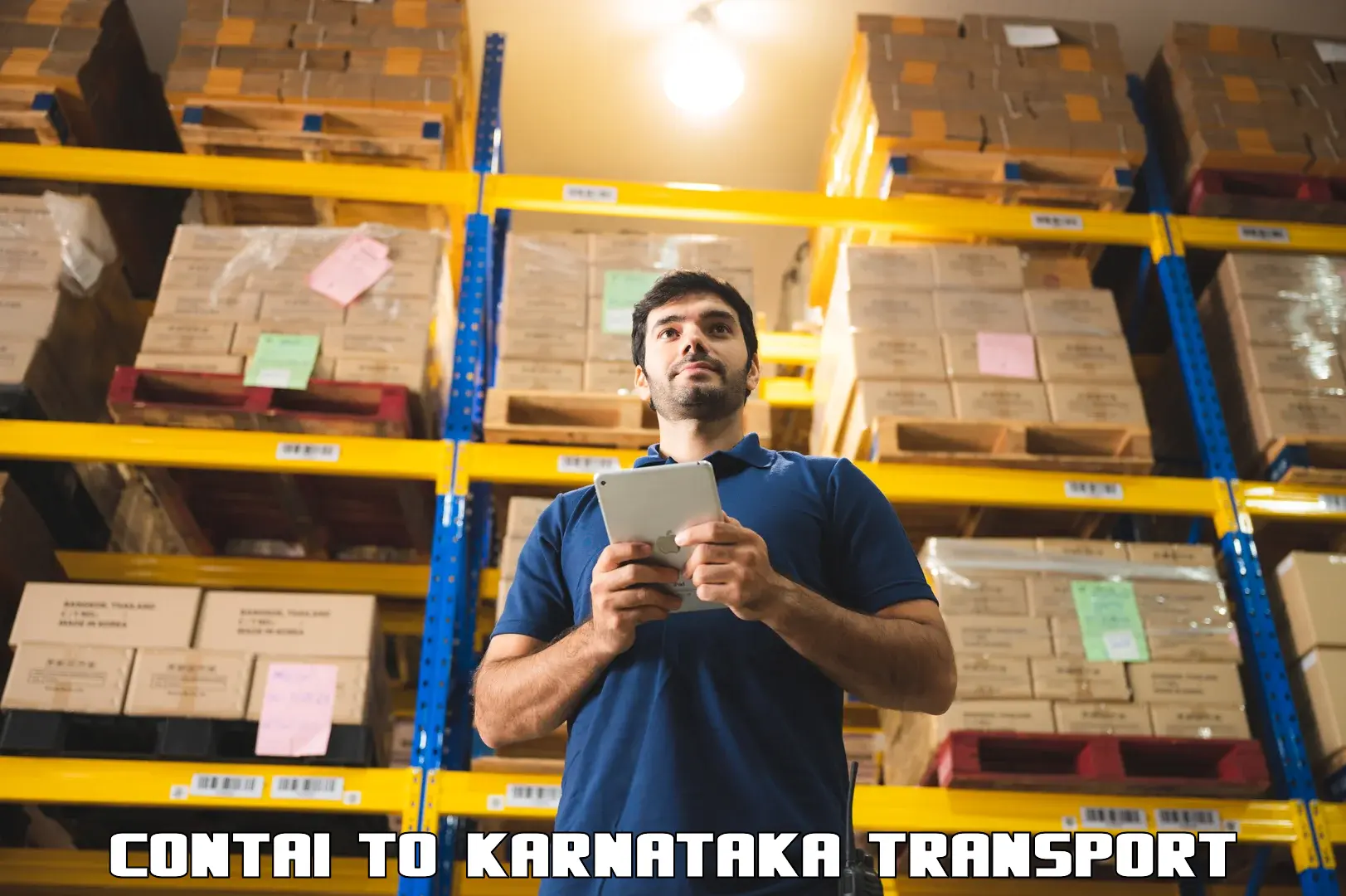 Interstate goods transport Contai to Manipal
