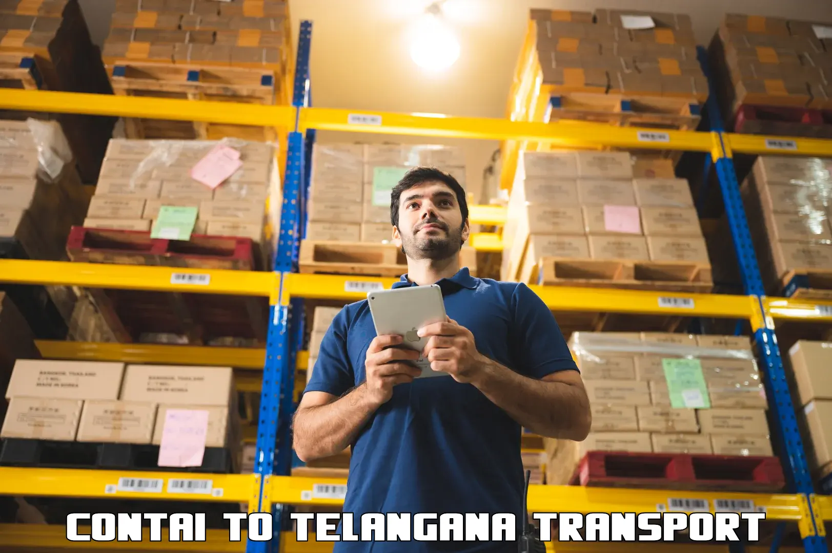 Daily parcel service transport Contai to Warangal