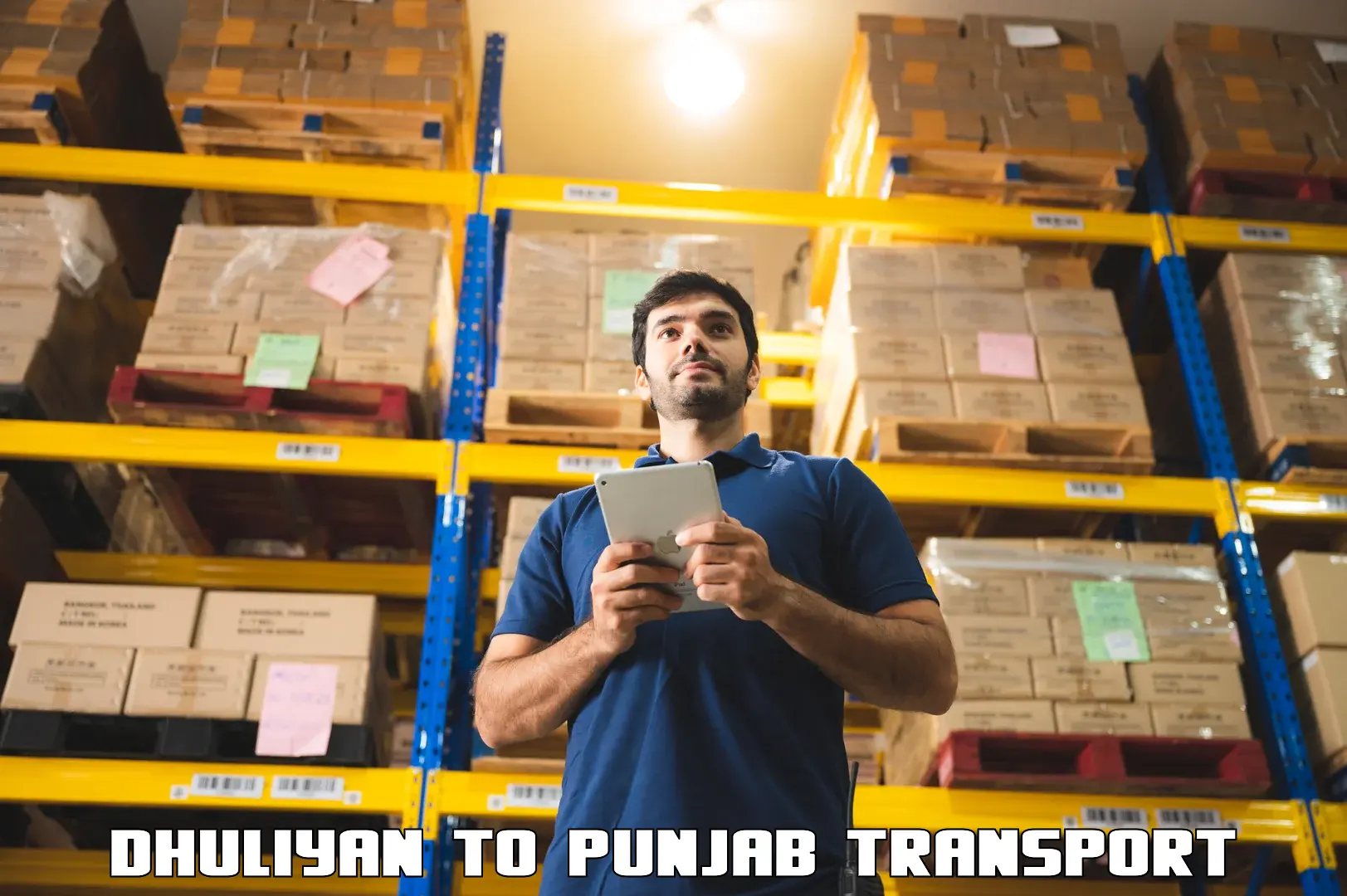 Daily parcel service transport Dhuliyan to Firozpur