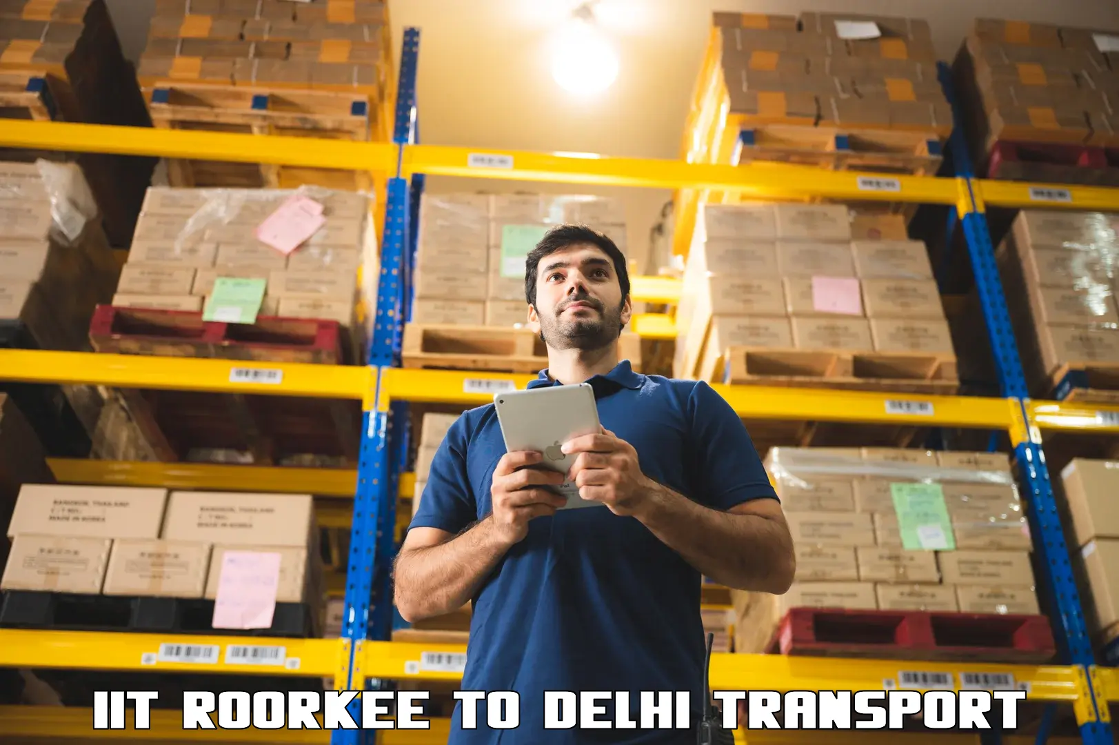 Intercity goods transport in IIT Roorkee to University of Delhi