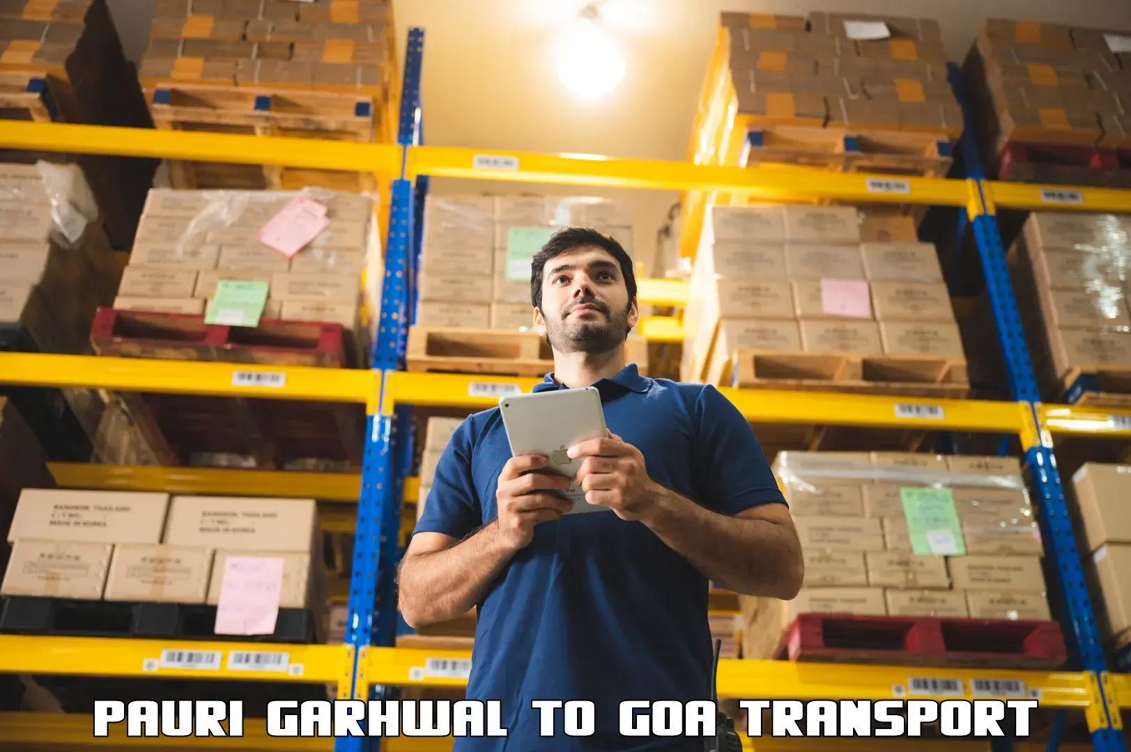 Vehicle transport services Pauri Garhwal to NIT Goa
