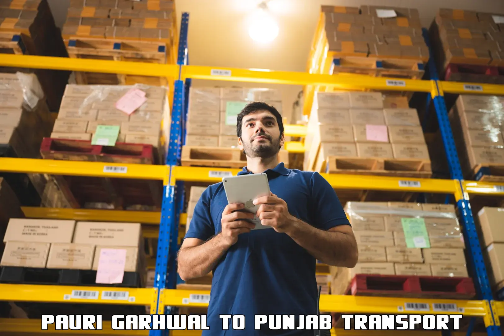 Truck transport companies in India Pauri Garhwal to NIT Jallandhar