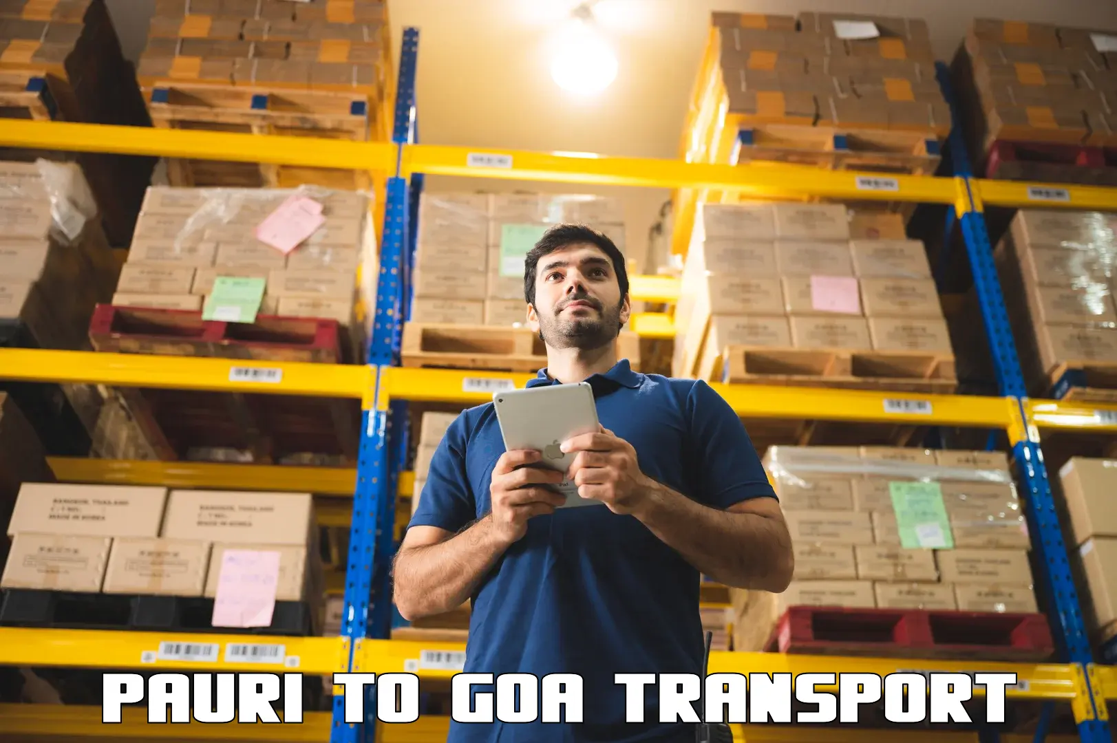 Road transport online services Pauri to South Goa