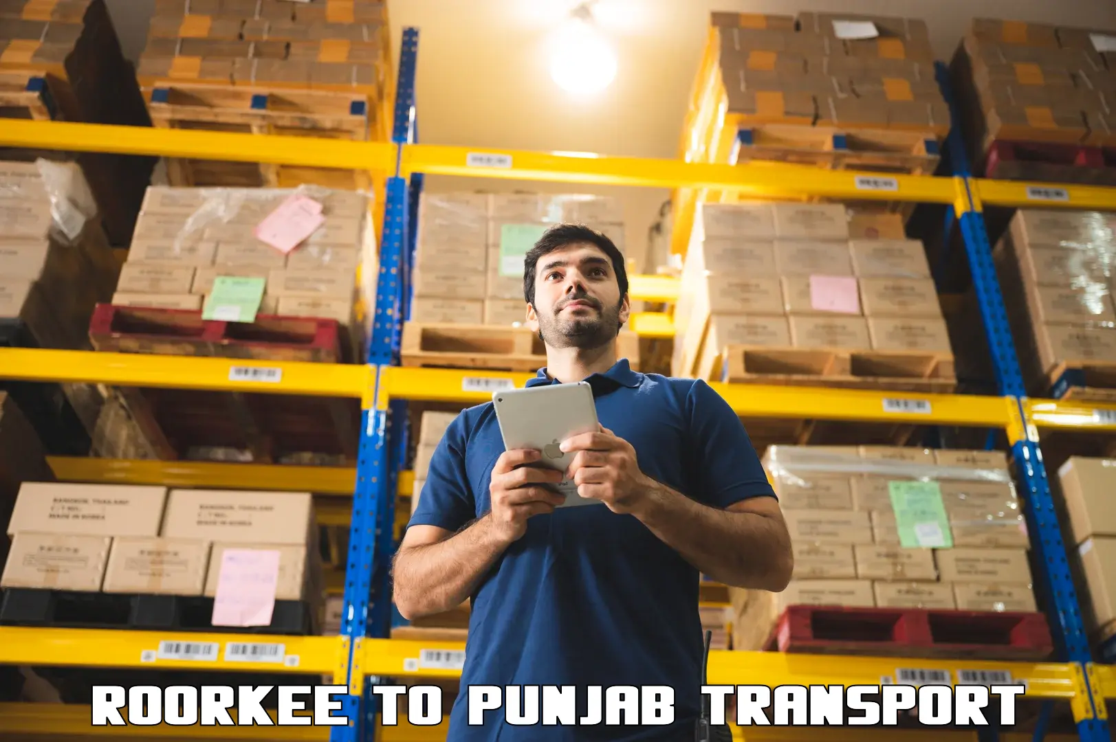 Package delivery services Roorkee to Central University of Punjab Bathinda