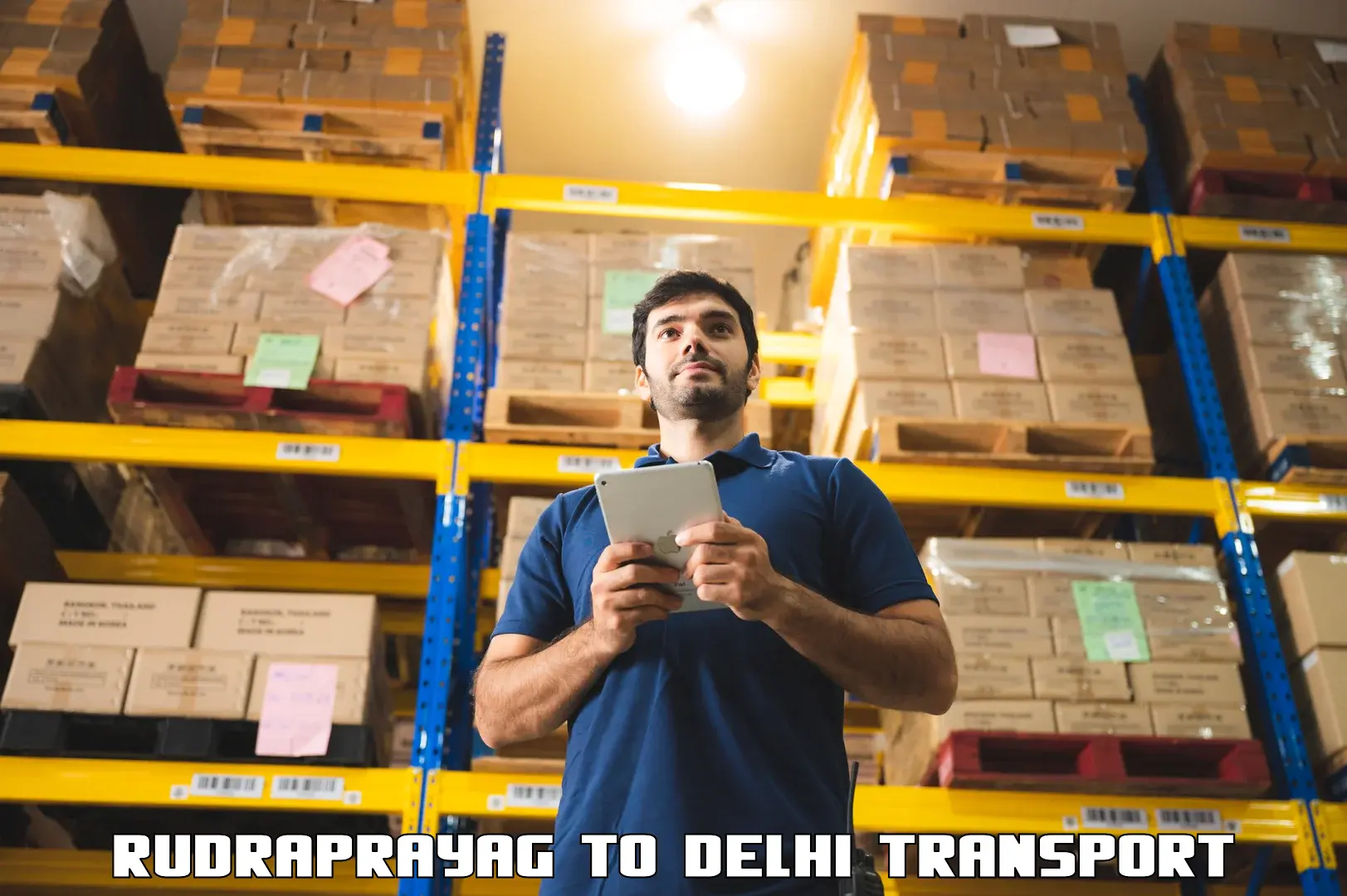 Package delivery services Rudraprayag to Delhi Technological University DTU
