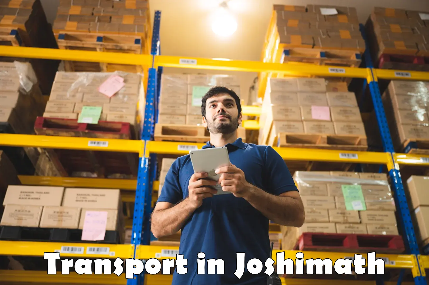 Intercity goods transport in Joshimath